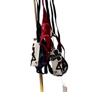 Thong Panties Bundle NWT – 3 Pairs Black, Red & Navy